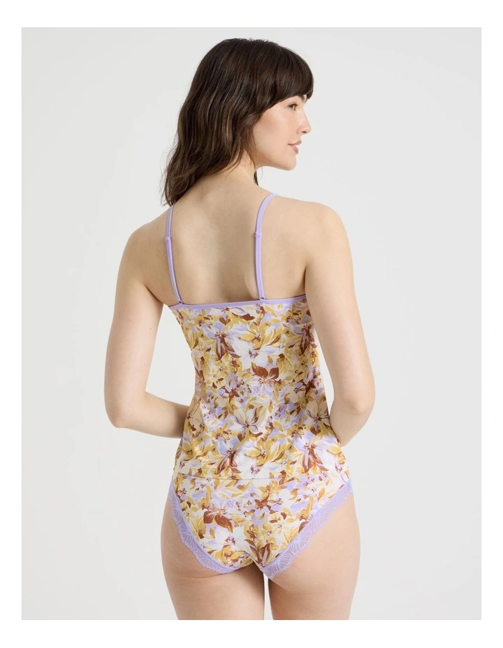 Everyday Lace Floral Cami in Floral image 6