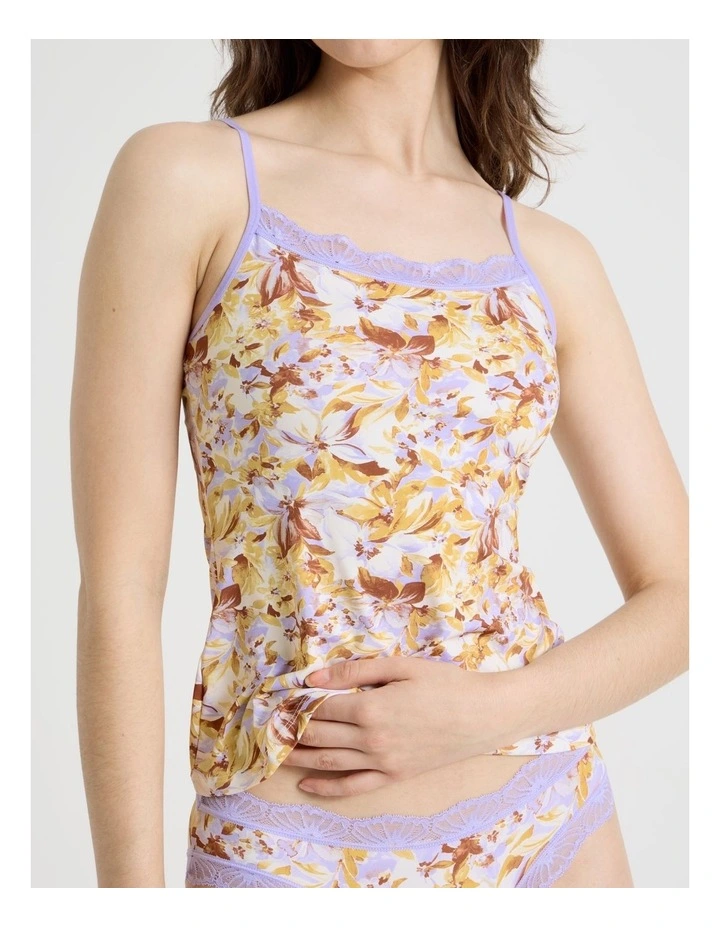 Everyday Lace Floral Cami in Floral image 7
