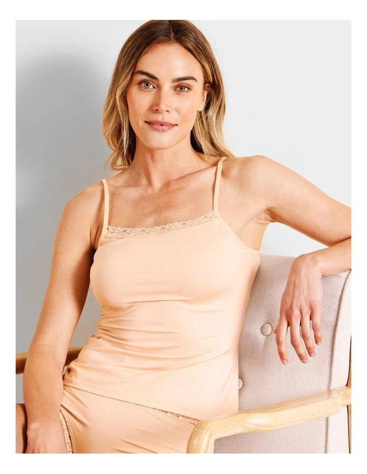 Everyday Lace Cami in Beige image 1