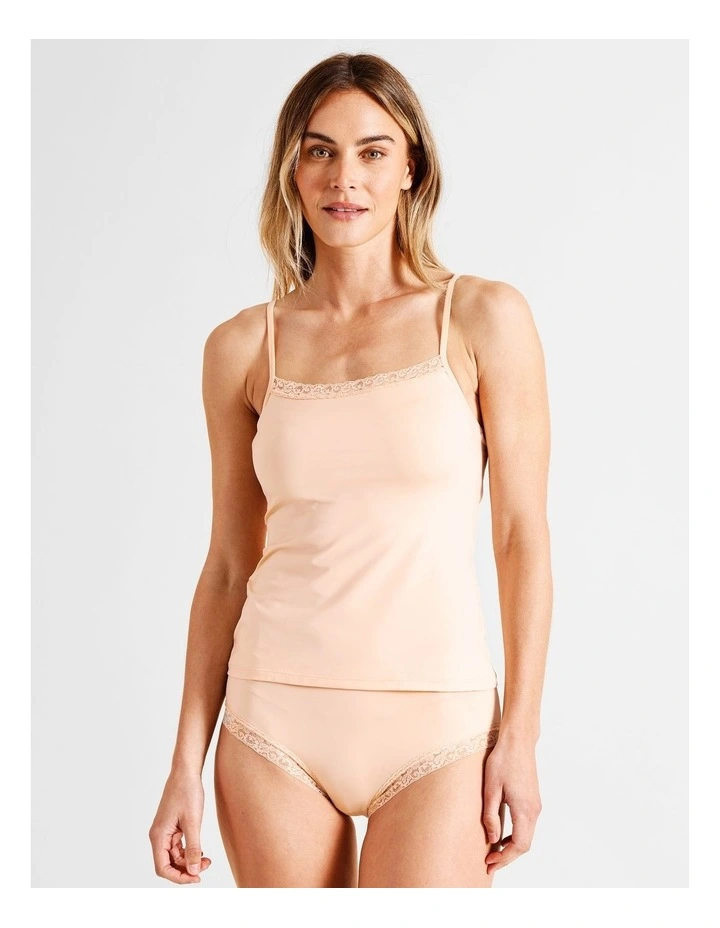 Everyday Lace Cami in Beige image 2