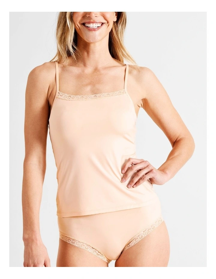 Everyday Lace Cami in Beige image 3
