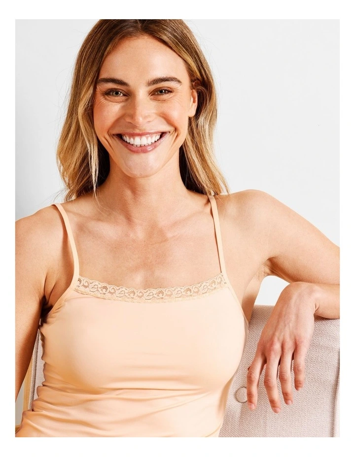 Everyday Lace Cami in Beige image 7