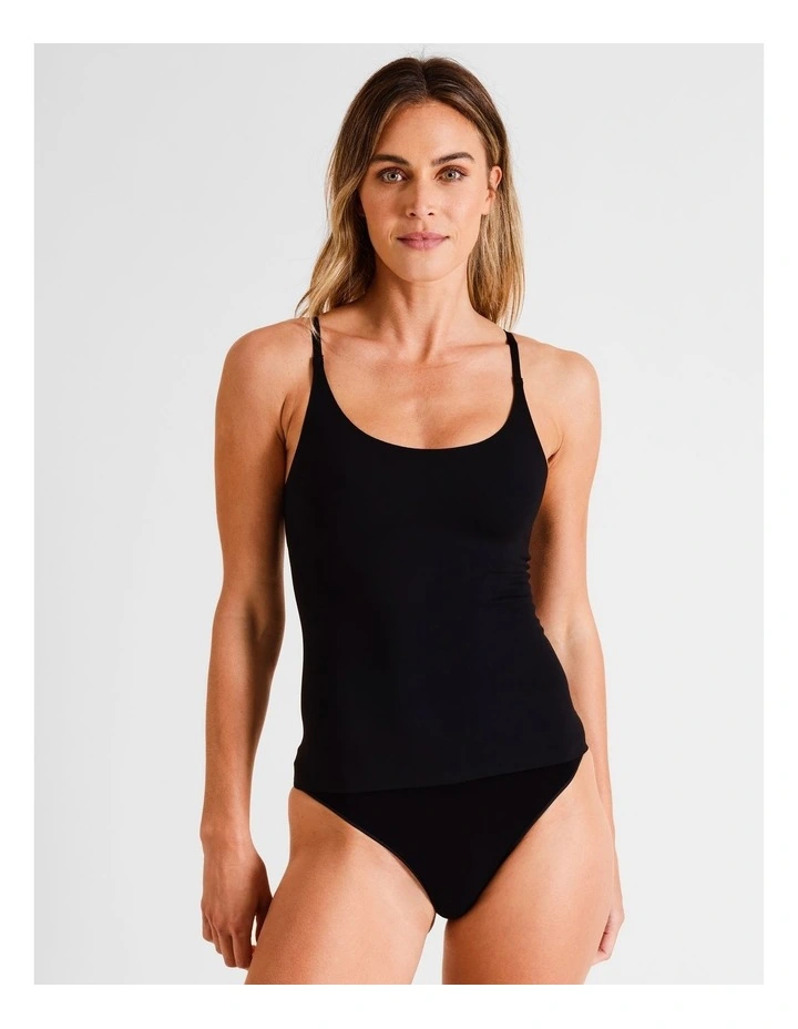 Smooth Fit Cami in Black image 4