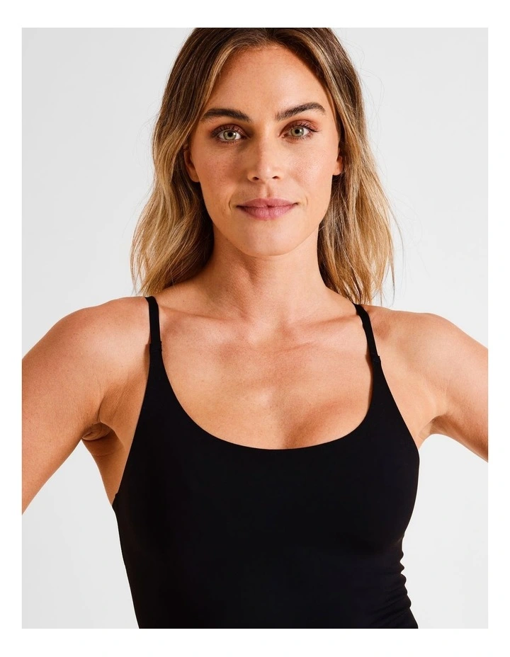 Smooth Fit Cami in Black image 5