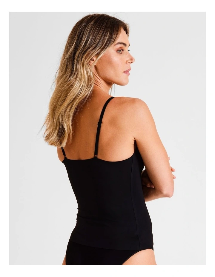 Smooth Fit Cami in Black image 6