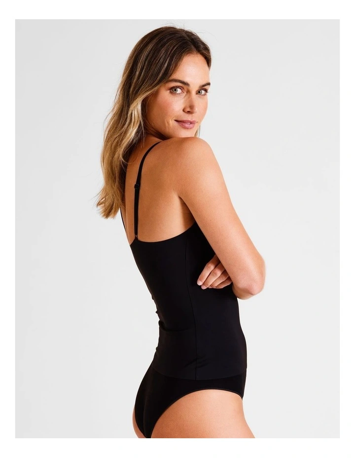 Smooth Fit Cami in Black image 7