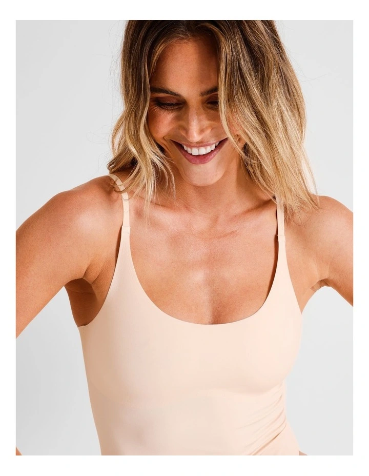 Smooth Fit Cami in Beige image 6