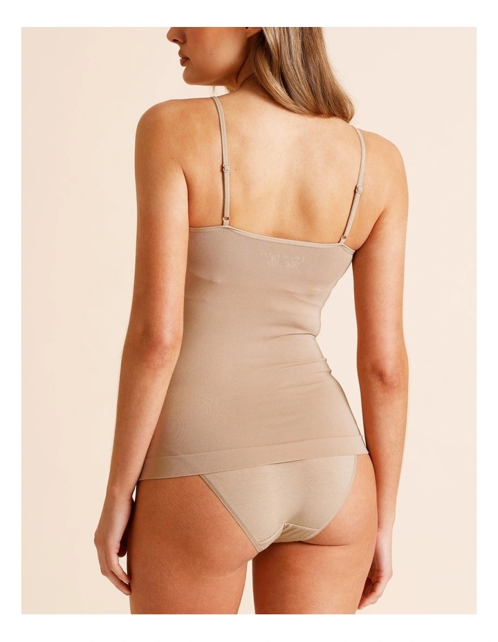 Seamless Camisole in Beige image 5