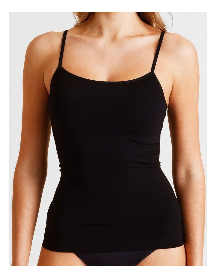 Seamless Camisole in Black image 1