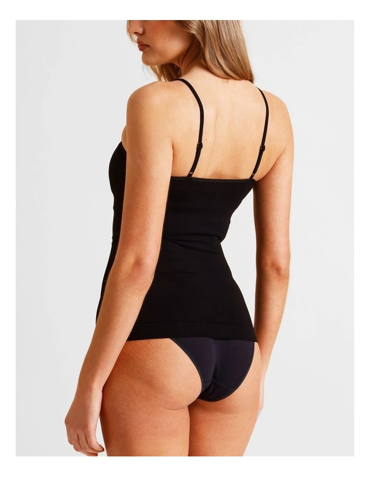 Seamless Camisole in Black image 4
