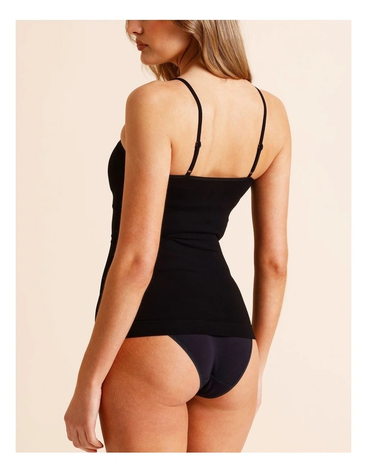 Seamless Camisole in Black image 4