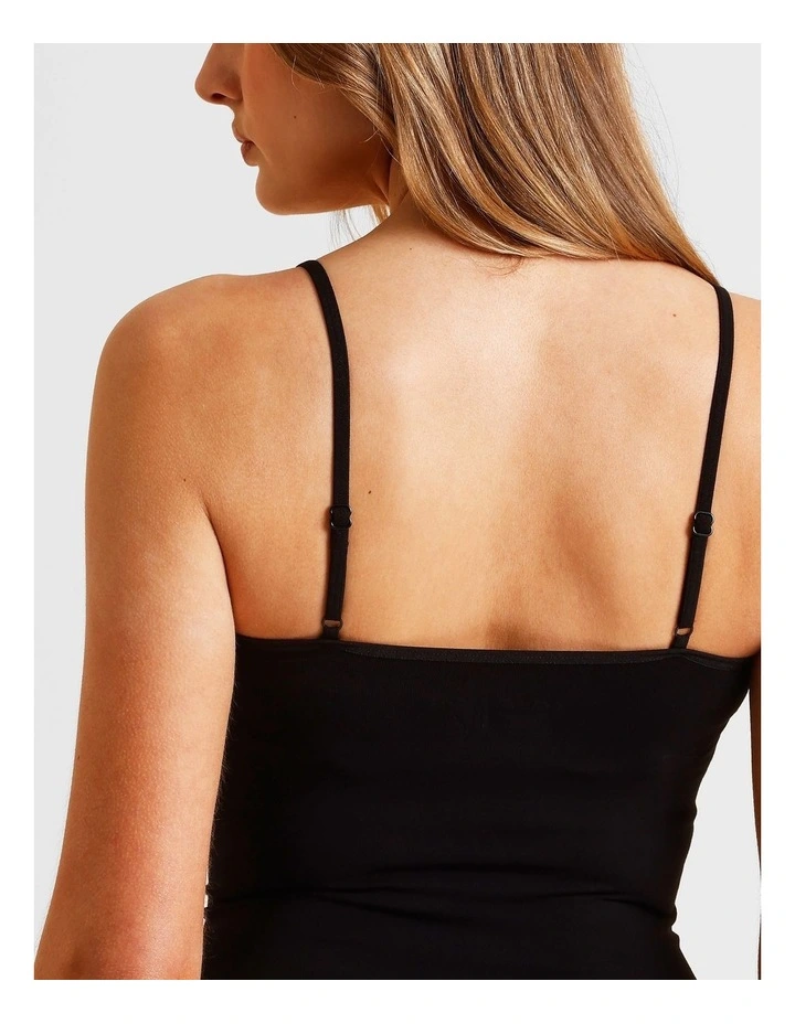 Seamless Camisole in Black image 5