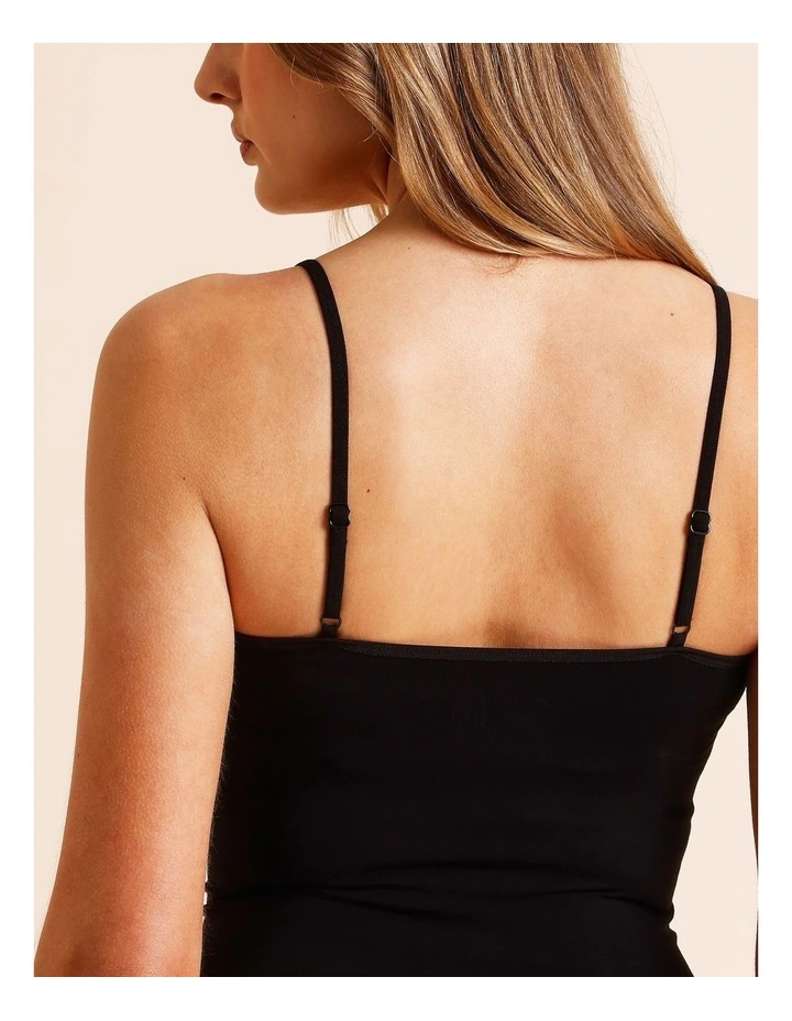 Seamless Camisole in Black image 5