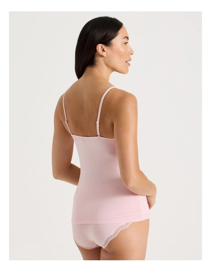 Lace Modal Camisole in Light Pink image 6