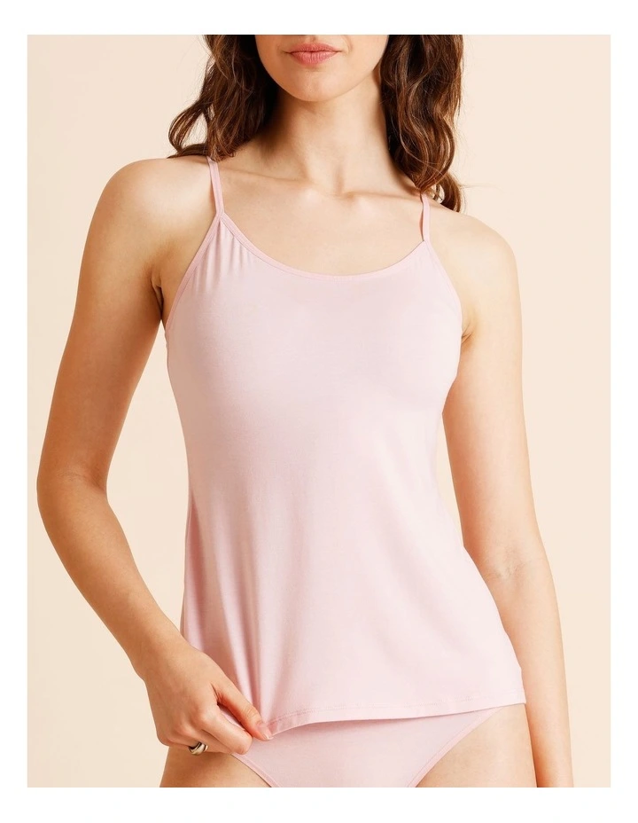 Modal Camisole in Dust Pink image 2