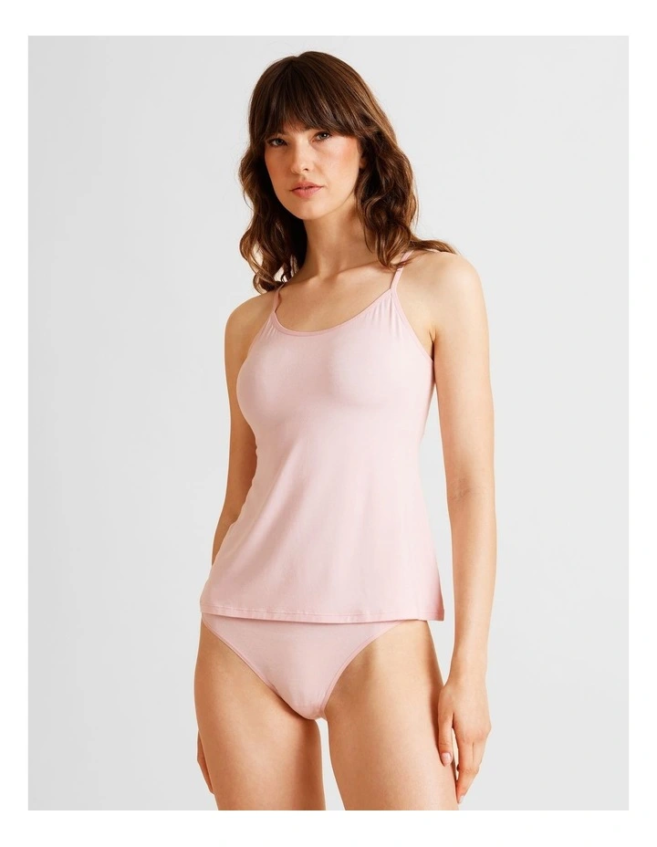 Modal Camisole in Dust Pink image 3