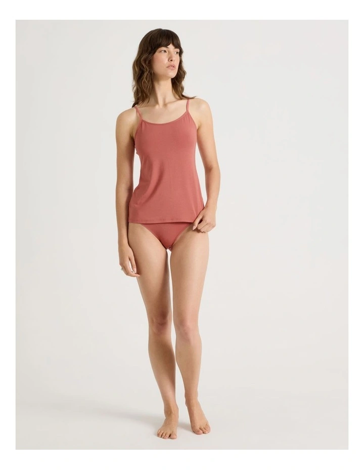 Modal Camisole in Rust image 2