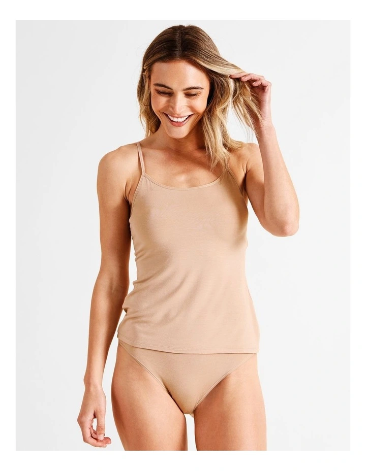 Modal Camisole in Beige image 2