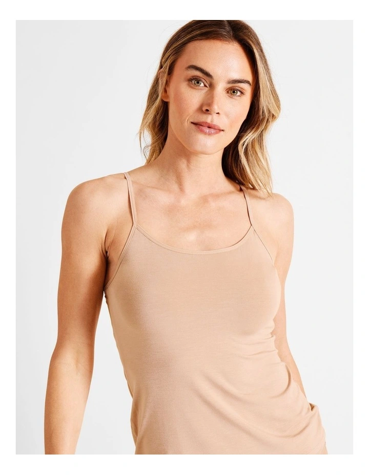 Modal Camisole in Beige image 7
