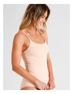 Organic Cotton Camisole in Beige