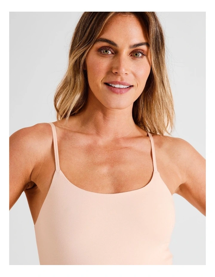 Organic Cotton Camisole in Beige image 2