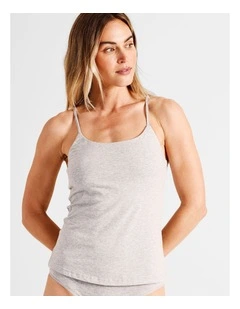 Organic Cotton Camisole in Grey Marle