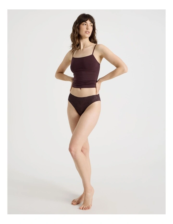 Flora Lace Brazilian in Mauve image 3