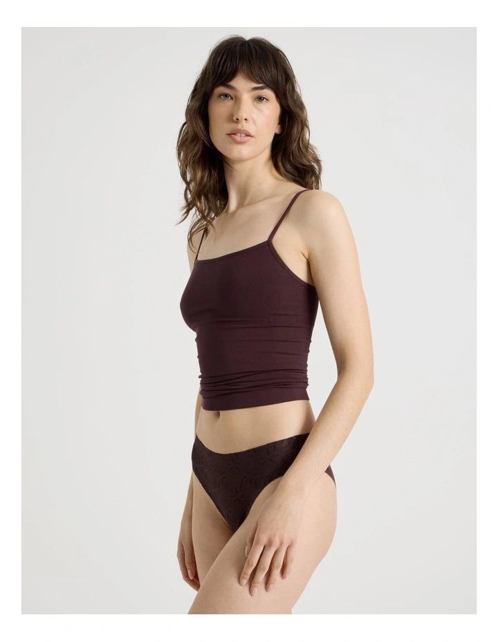 Flora Lace Brazilian in Mauve image 4