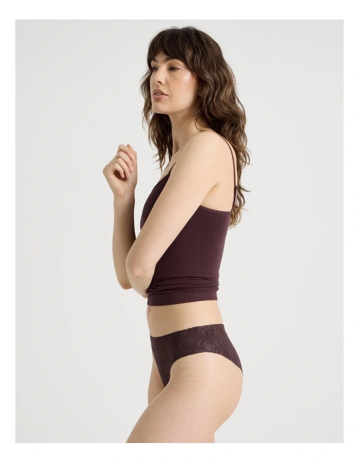 Flora Lace Brazilian in Mauve image 5