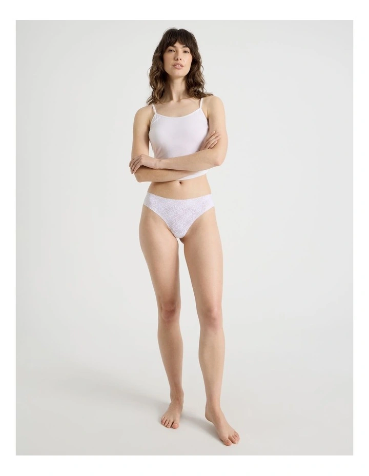 Flora Lace Brazilian in Ivory image 3