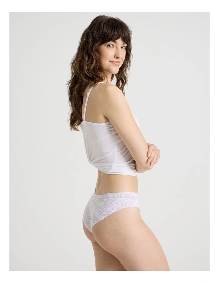 Flora Lace Brazilian in Ivory image 5