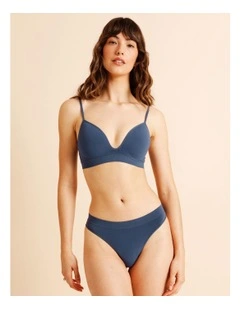 Seamless G-string in Blue
