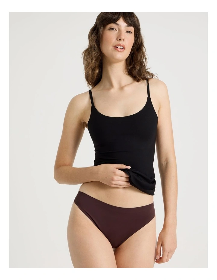 Smooth Fit G-string in Dark Mauve image 5