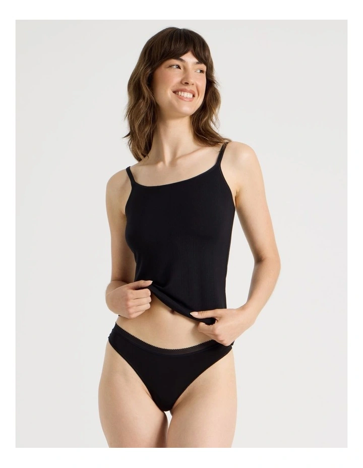 Ultra Light G-String in Black image 1