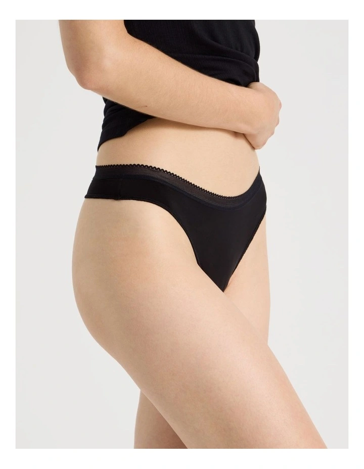 Ultra Light G-String in Black image 3