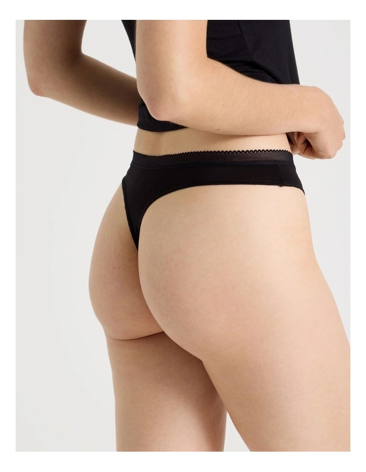 Ultra Light G-String in Black image 4