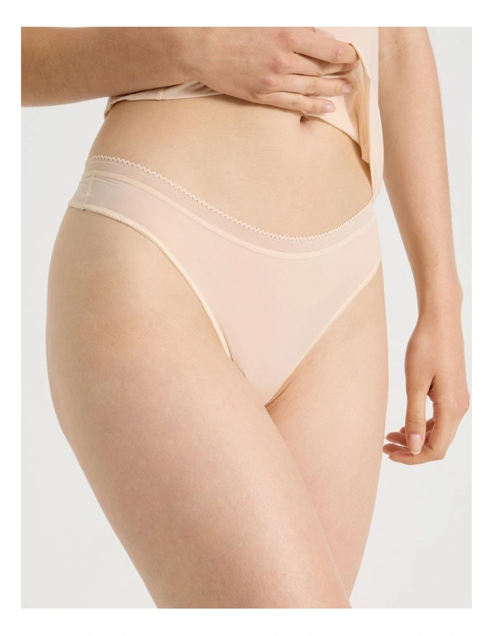 Ultra Light G-String in Beige image 3