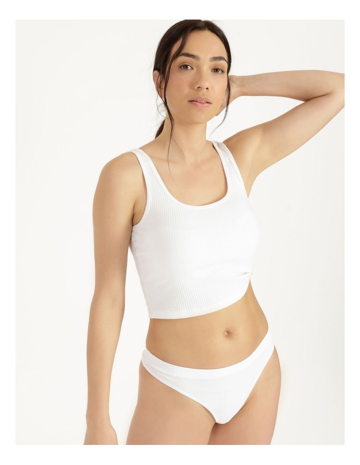 Organic Cotton G-String in White