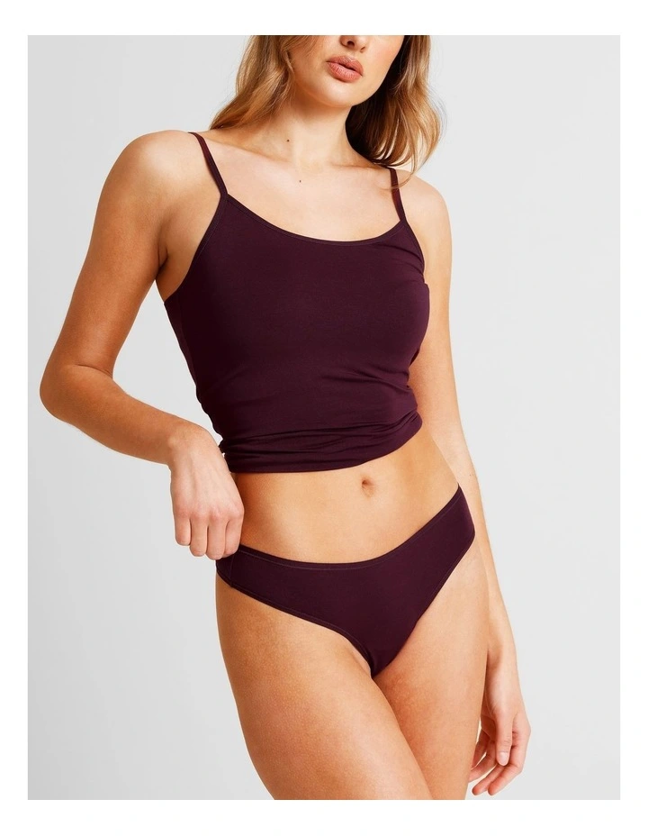 Modal G-string in Purple image 2