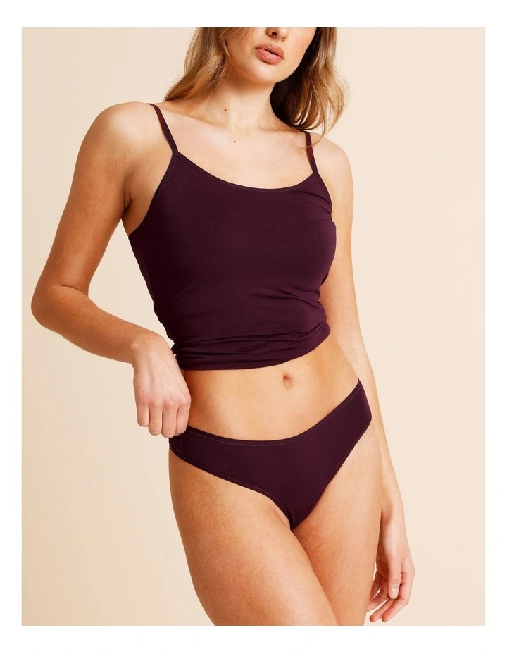 Modal G-string in Purple image 2