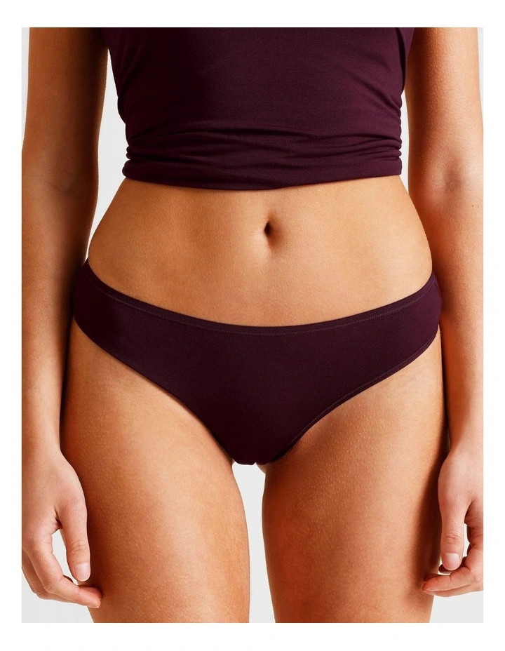 Modal G-string in Purple image 3