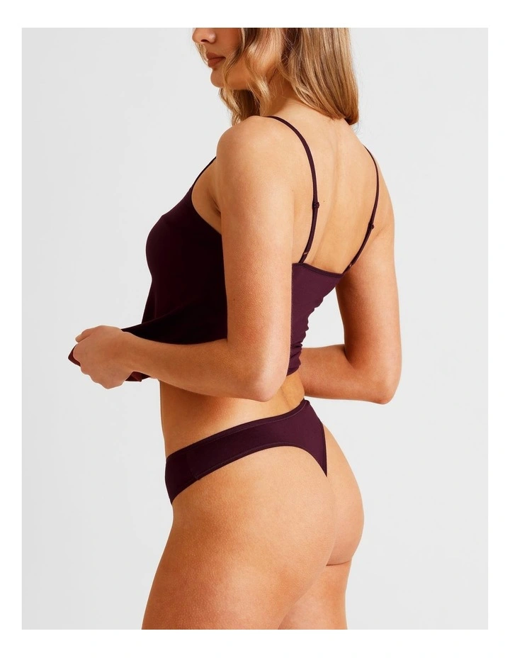 Modal G-string in Purple image 5
