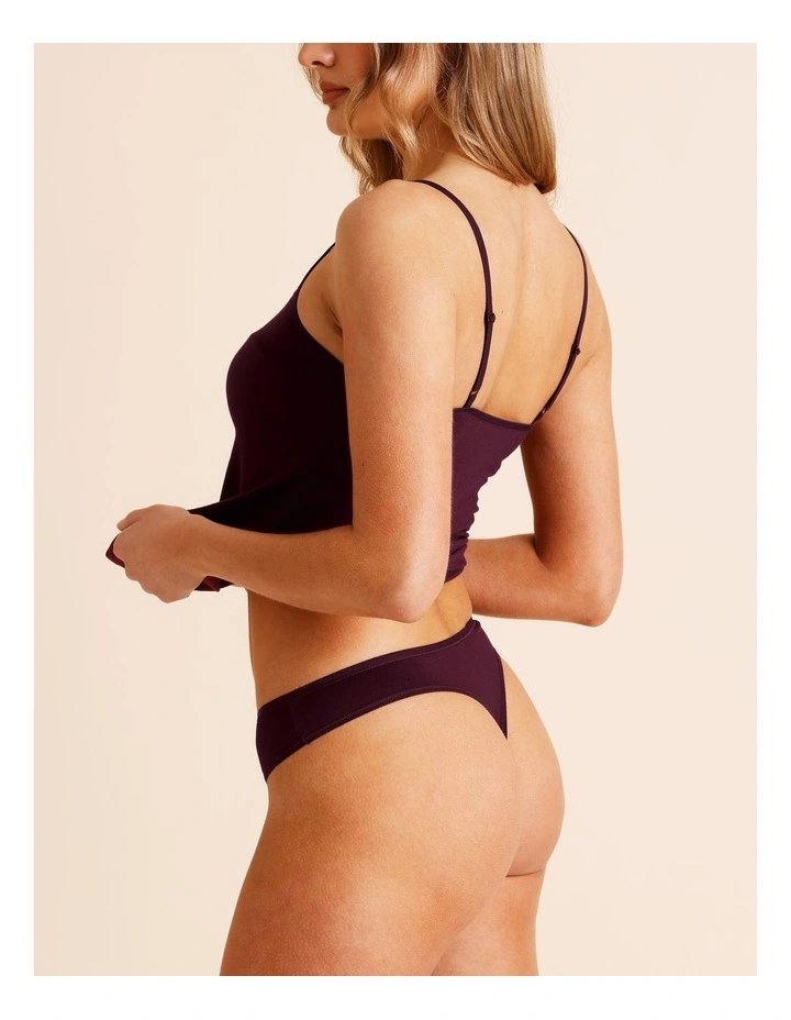 Modal G-string in Purple image 5
