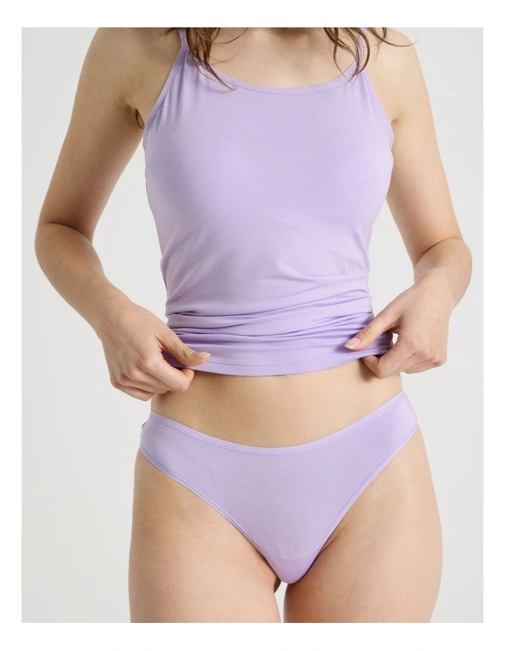 Modal G-string in Lilac image 2