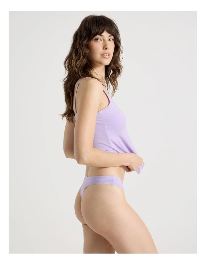Modal G-string in Lilac image 5