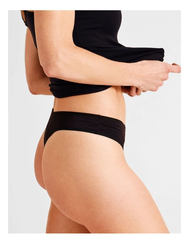 Modal G-string in Black image 5