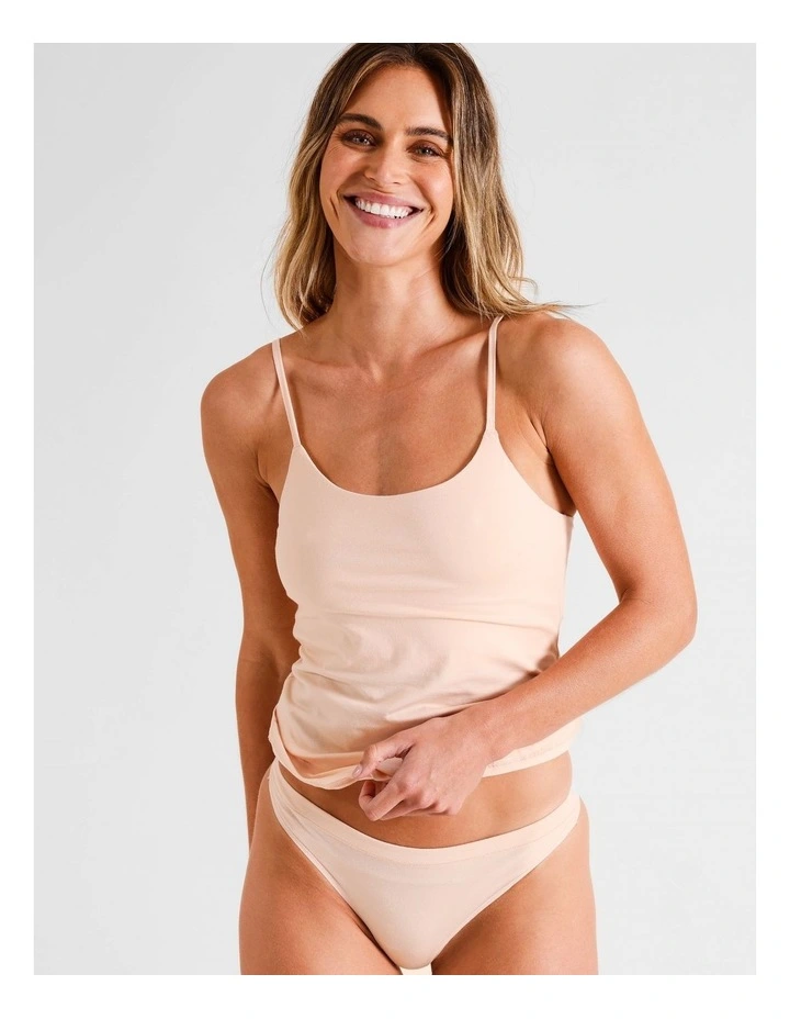 Organic Cotton G-string in Beige image 2
