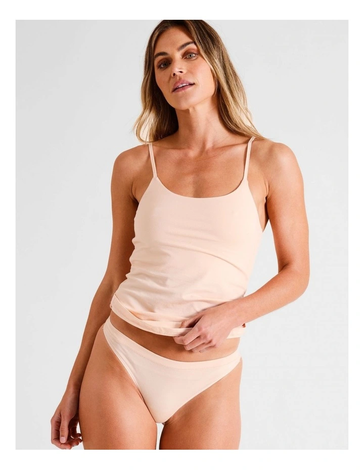 Organic Cotton G-string in Beige image 3
