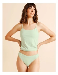 Organic Cotton G-string in Green