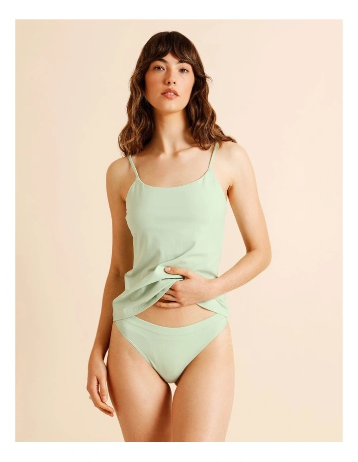 Organic Cotton G-string in Green image 3